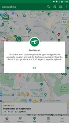 Geocaching android App screenshot 3